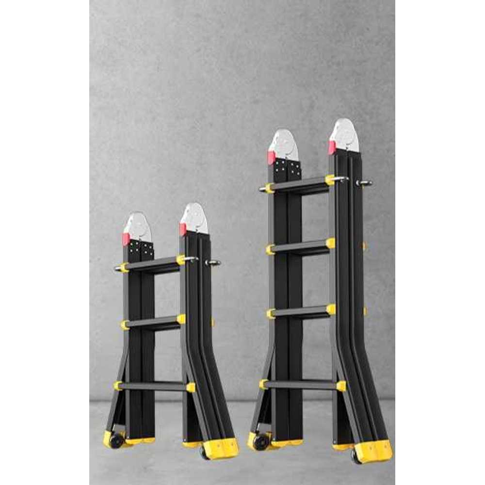 접이식 알루미늄 사다리 도배 적재 작업용 안전 발판 149cm - 상품 이미지