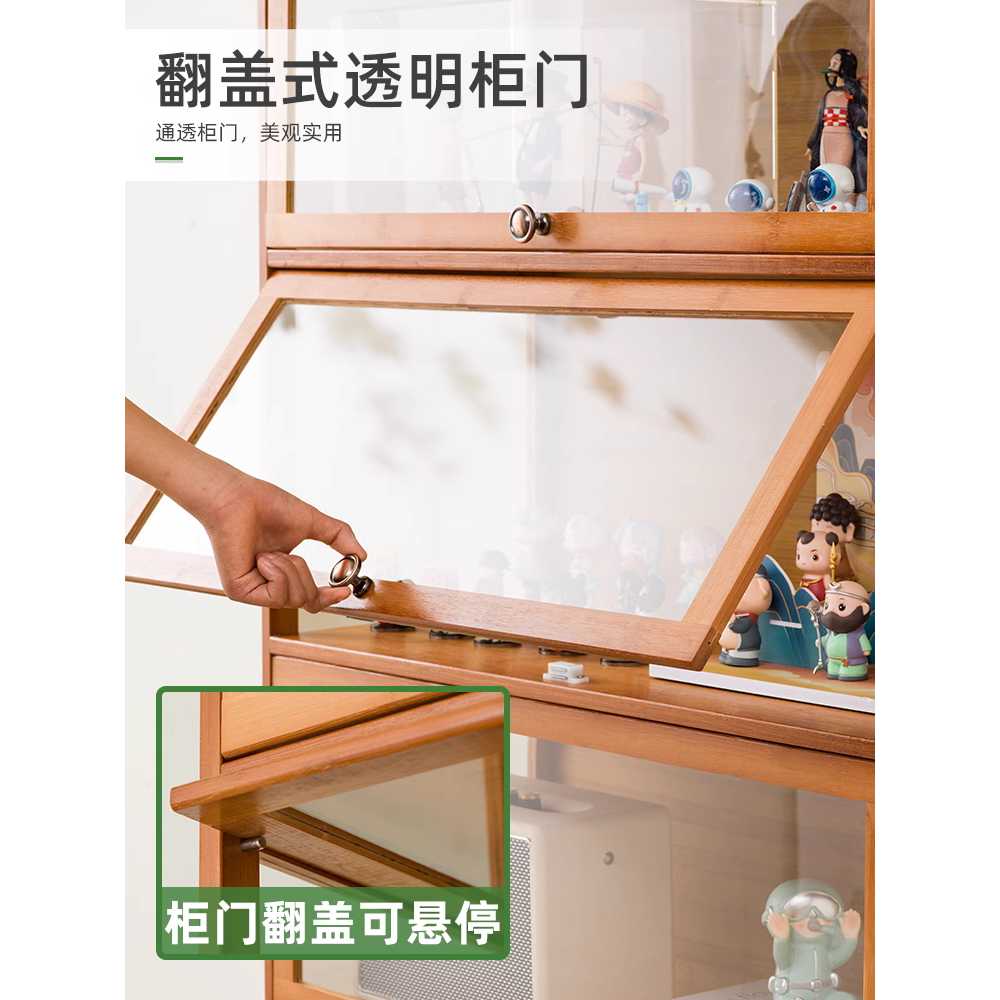 아크릴 피규어 장식장 수납 디스플레이 용품 캐비닛 보관 3단 60cm 이미지 6