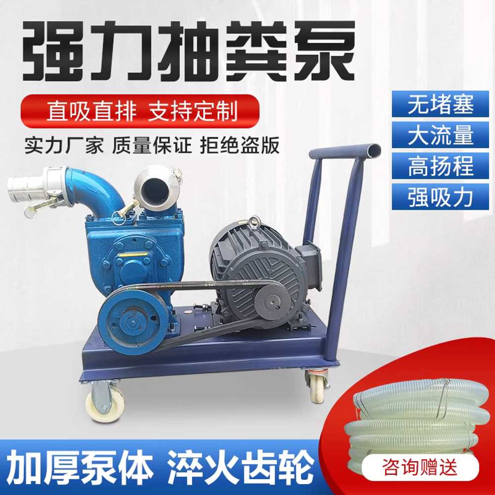 슬러지 펌프 정화조 농장 하수 용품 양수기 분뇨 2인치 4kw 220v 380v - 상세 이미지 2