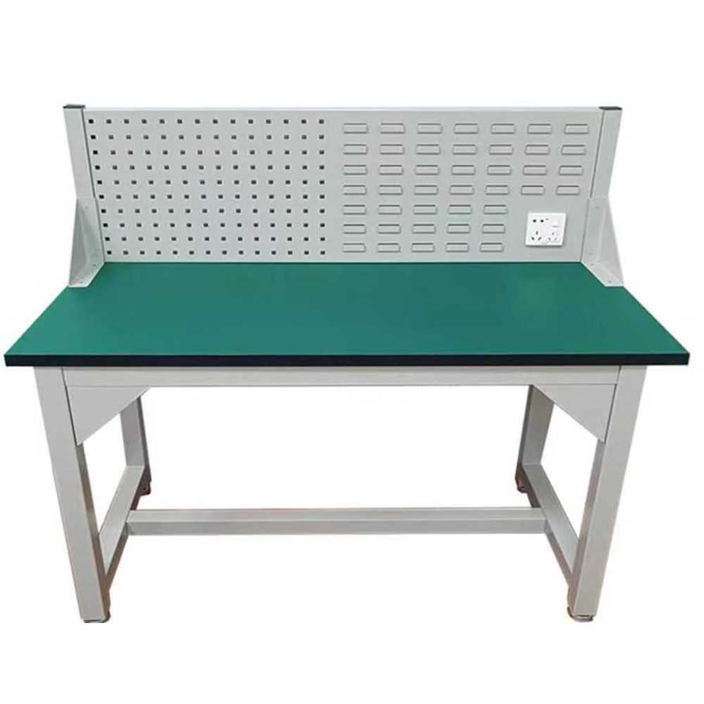 철제 책상 제전 실험실 조립 라인 포장 생산 작업대 120x60x116 - 상품 이미지