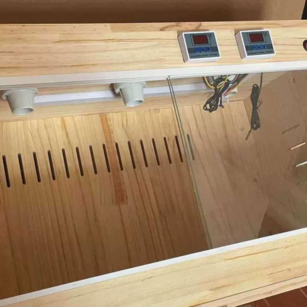 레오파드게코 사육장 도마뱀 아크릴 파충류 케이지 60 - 상세 이미지 5