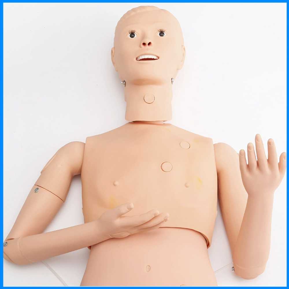 간호 실습용 마네킹 교육용 교구 전신 관절 모형 고무줄 조임 - 상세 이미지 5