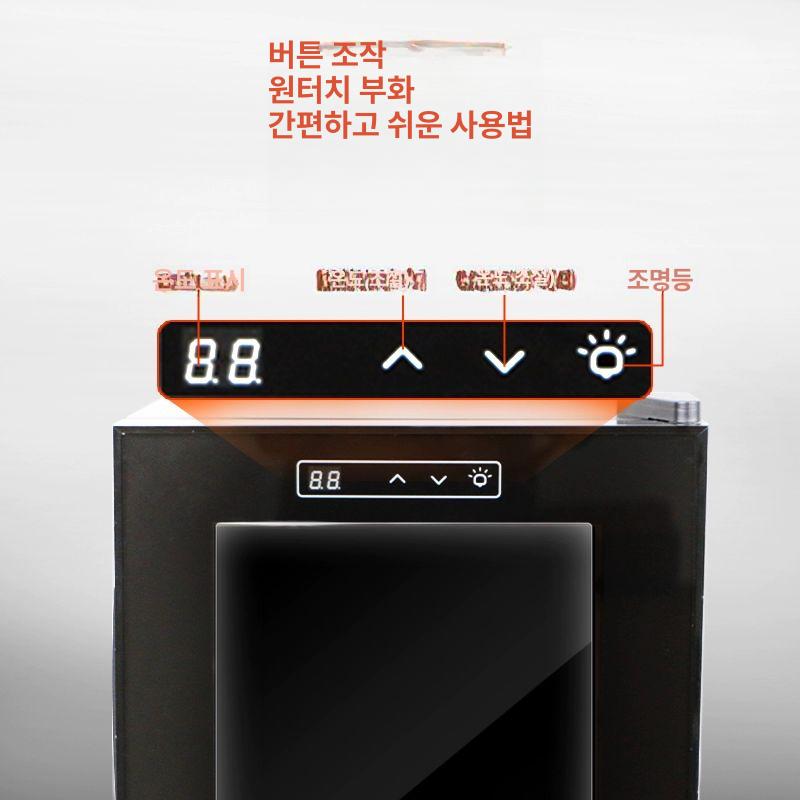 도마뱀 인큐베이터 크레인큐베이터 파충류 부화기 온도조절 알 거북이 1. 블랙투명 도어 23L 220V - 상세 이미지 3