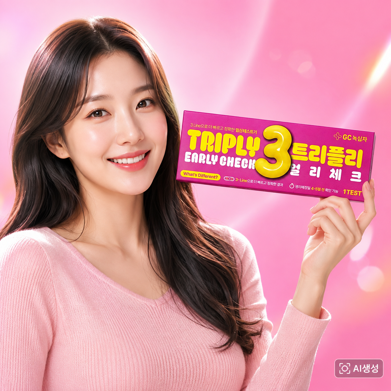 GC 녹십자 트리플리 얼리체크 임신 테스트기 얼리 임테기 얼리체크 테스트 - 상품 이미지
