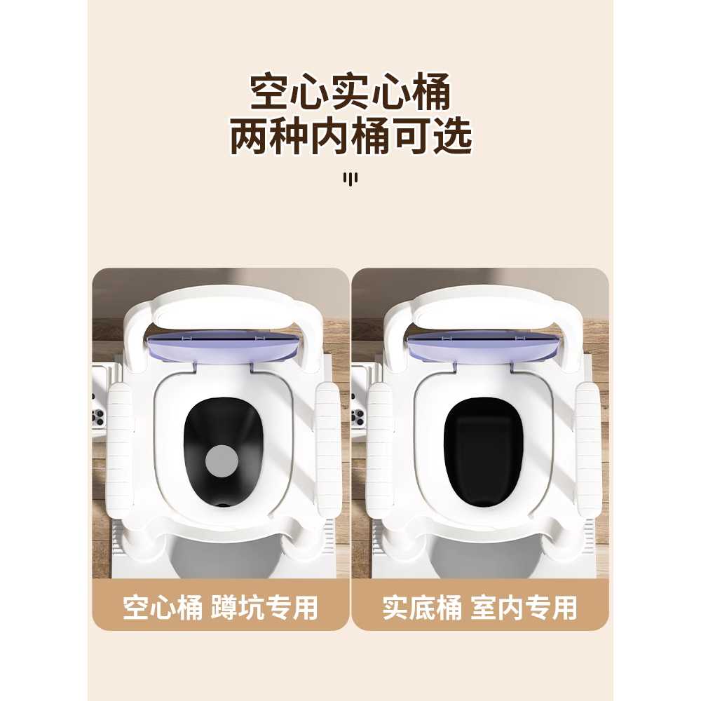 실내 간이 소변기 이동식 화장실 요강 휴대용 좌변기 이미지 6