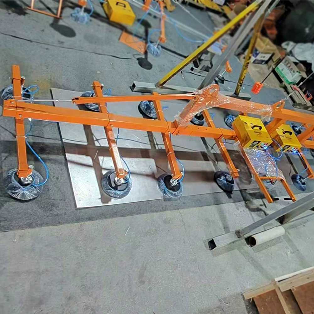 대형 진공흡착기 석재 강판 철판 전동 리프터 300kg 3x1.5m - 상세 이미지 5