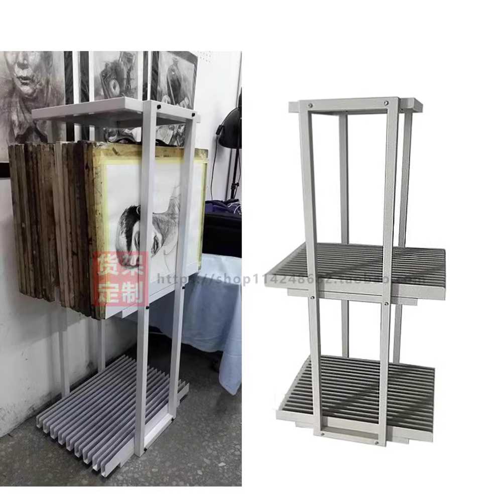 철제 도화지 분류함 학원 다층 골판지 문구점 수납 선반 14단 이미지 6