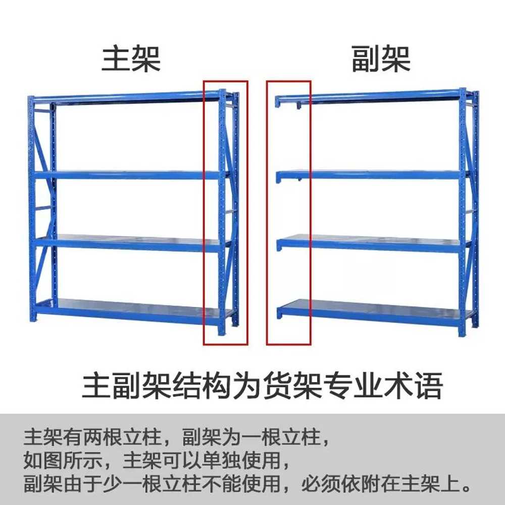 파레트랙 창고 선반 앵글 펜트리 산업용 철제 105x40x200 160kg 이미지 6