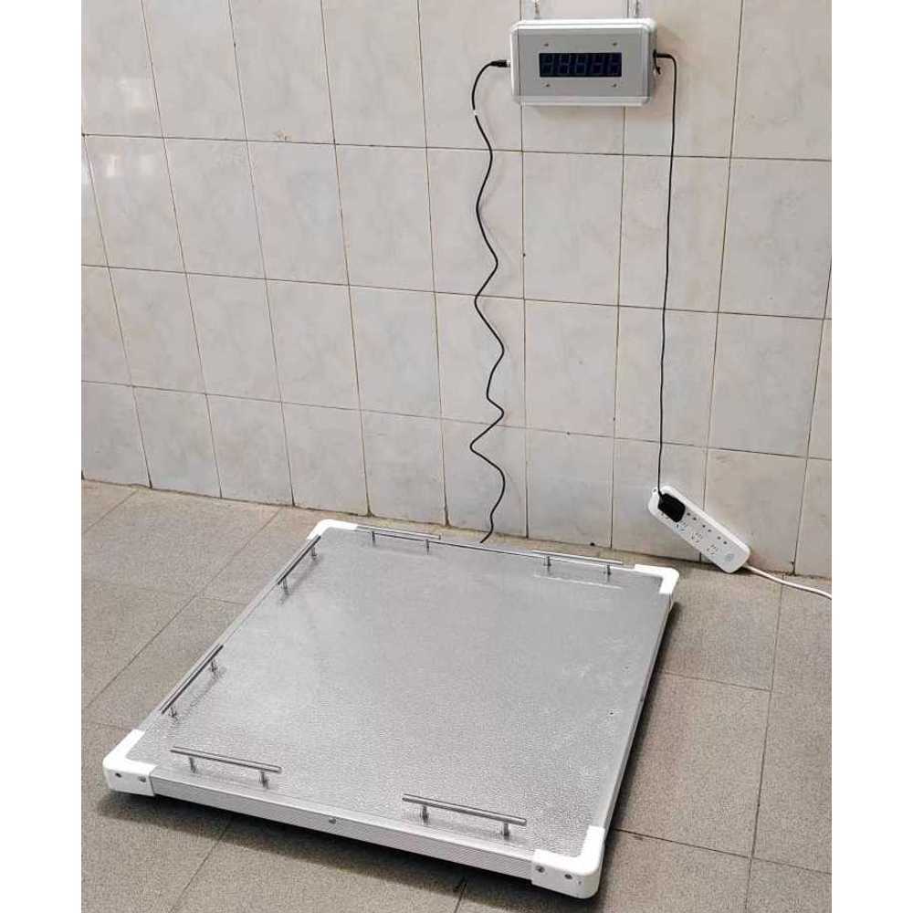휠체어 체중계 디지털 무게 휴대용 용품 도구 측정 60x70 알루미늄 - 상품 이미지