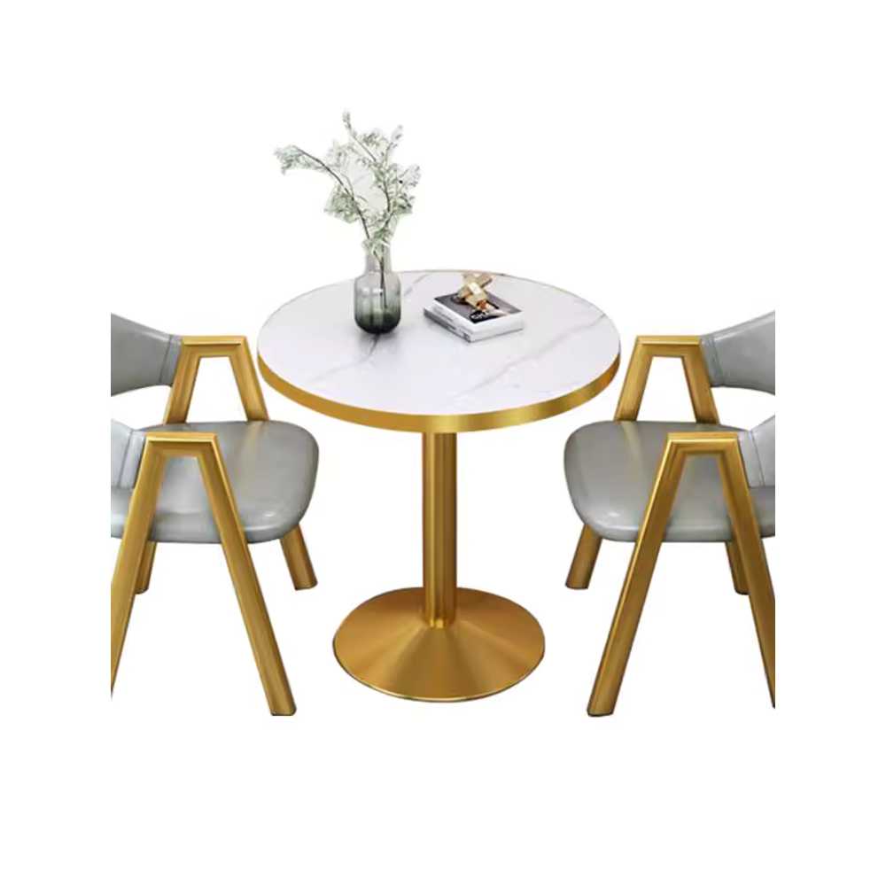 부부 테이블 의자 침실 발코니 커피 식탁 정사각형 60x60x75cm 이미지 6