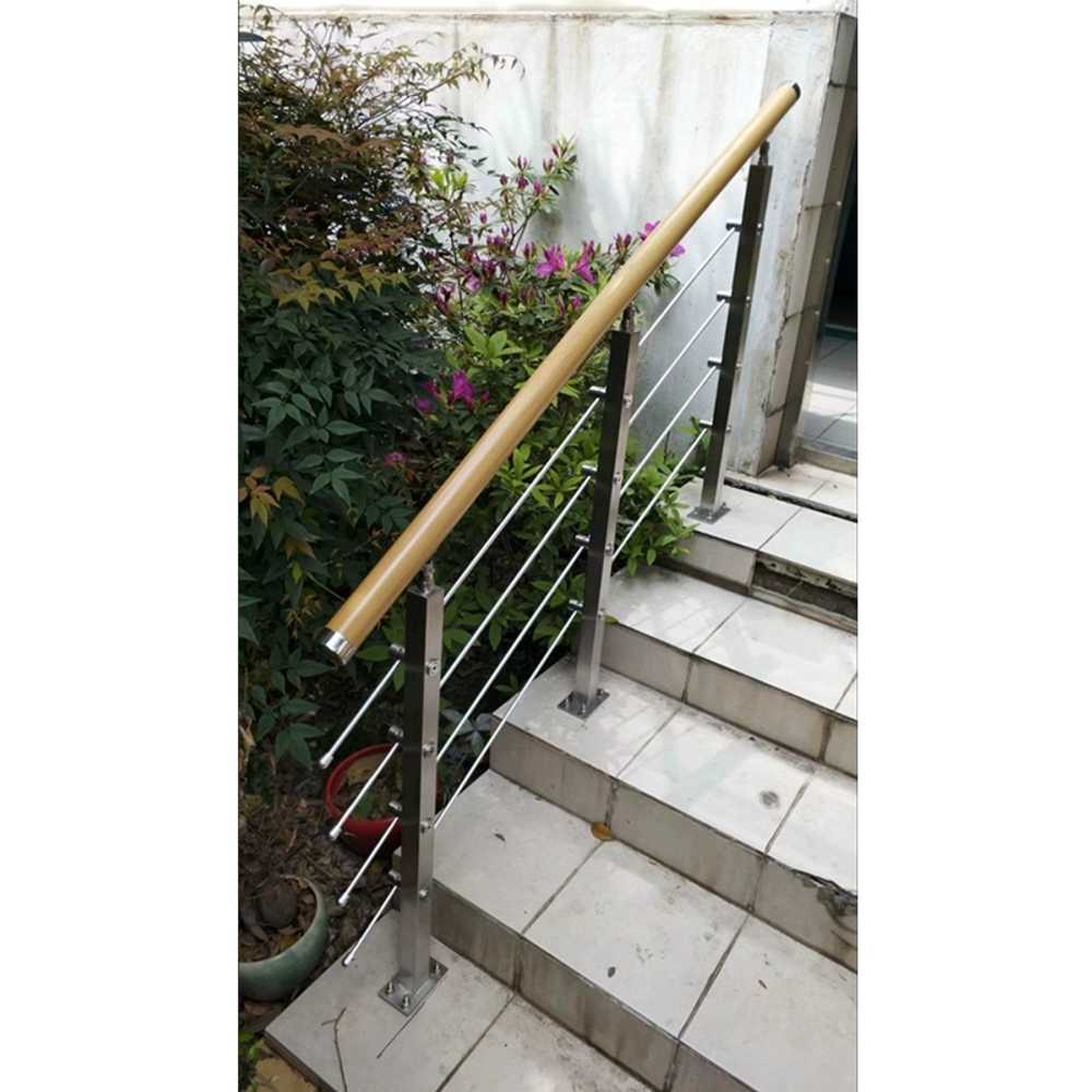 스텐 계단 난간대 발코니 난간 펜스 기둥 안전바 1m난간 38mm - 상세 이미지 4