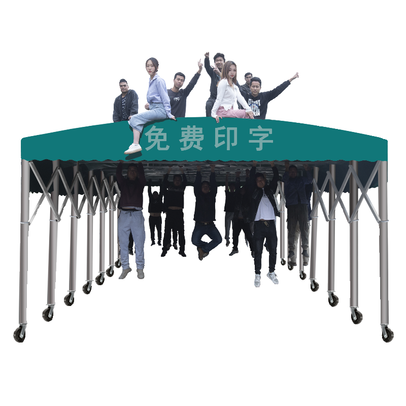 대형 슬라이딩 천막 프레임 야외 개폐식 간이 캐노피 - 상세 이미지 4