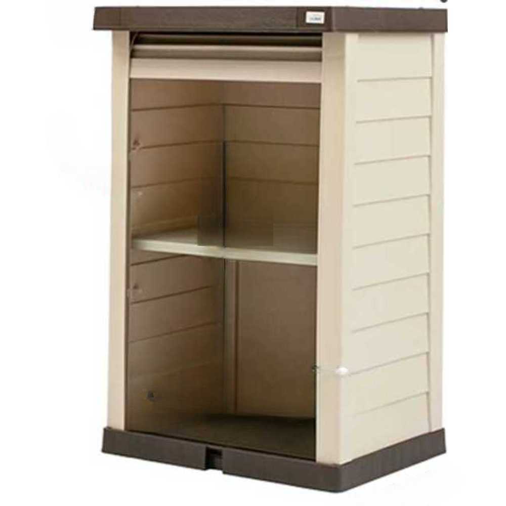 플라스틱 야외 보관함 미니 조립식 간이 농막 창고 910V 90.5cm - 상품 이미지