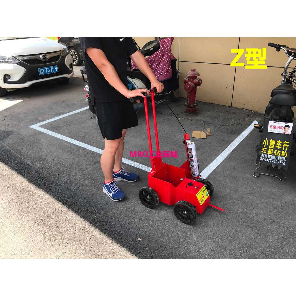 차선 도색기 주차 페인트 도로 용품 창고 경기장 표시기 D형 이미지 7