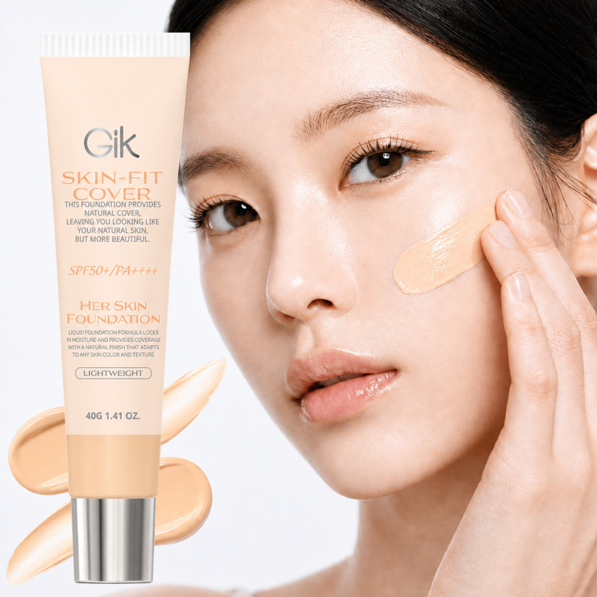 GIK 허스킨 시선파데 시선크림 자외선차단 파운데이션 40g 가격 추이 퓨어퓨전 GIK 허스킨 시선파데 시선크림 자외선차단 파운데이션 40g - 최저가 16,800원