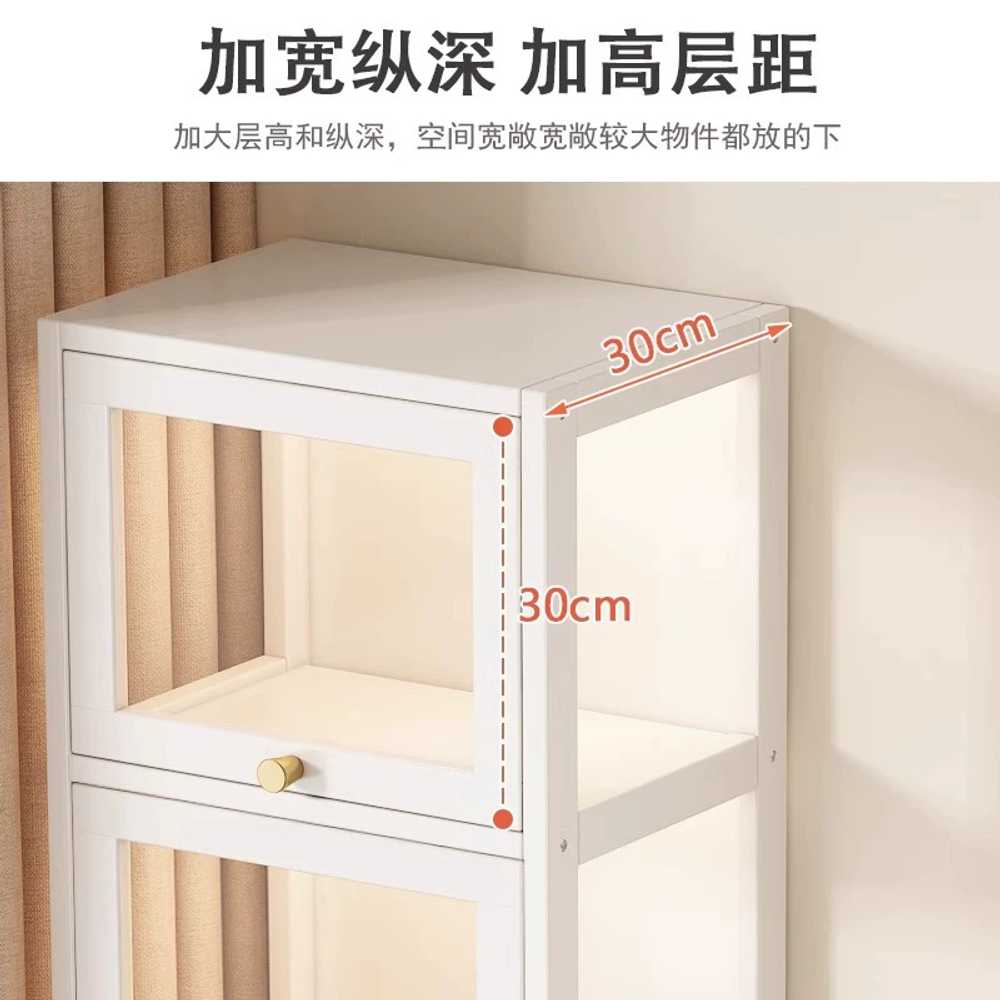 피규어장식장 아크릴 프라모델 건담 진열장 용품 2단 쇼케이스 80cm 이미지 6