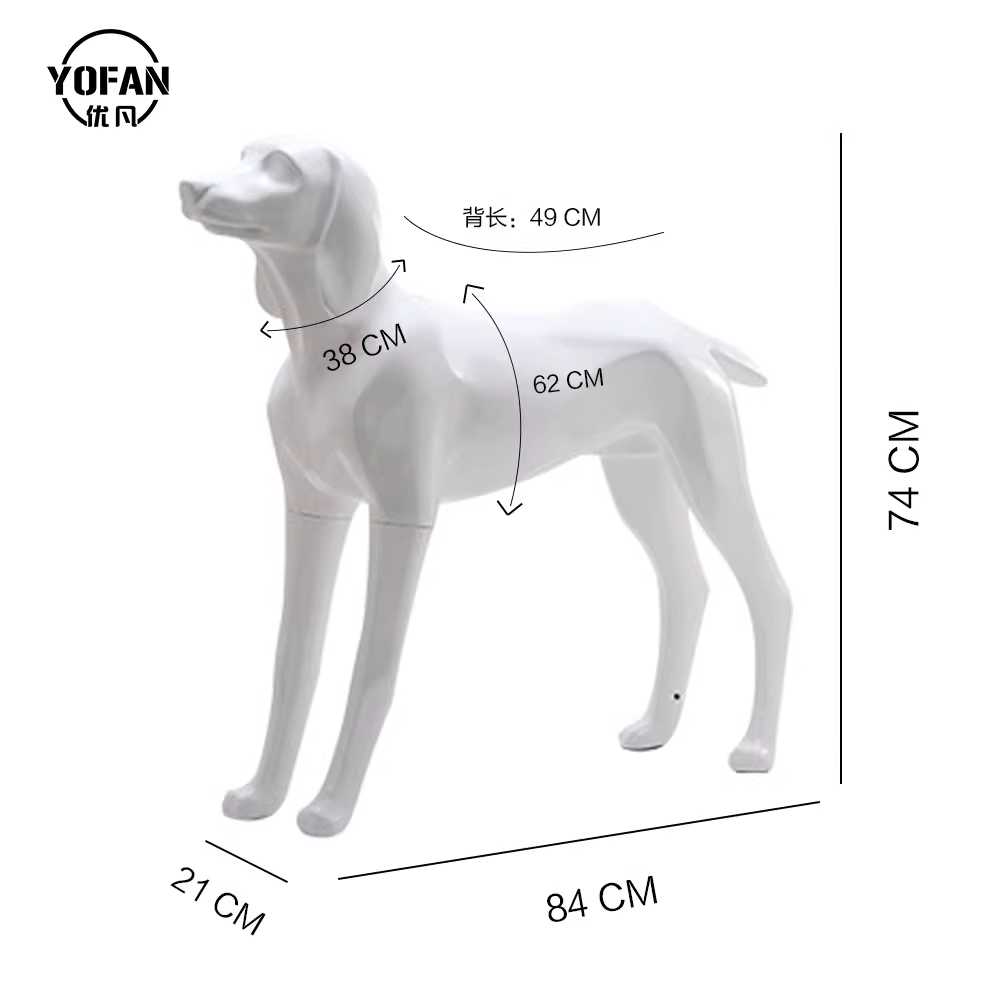 강아지 마네킹 피팅 반려동물 샵 의류 디스플레이 도구 A - 상세 이미지 5
