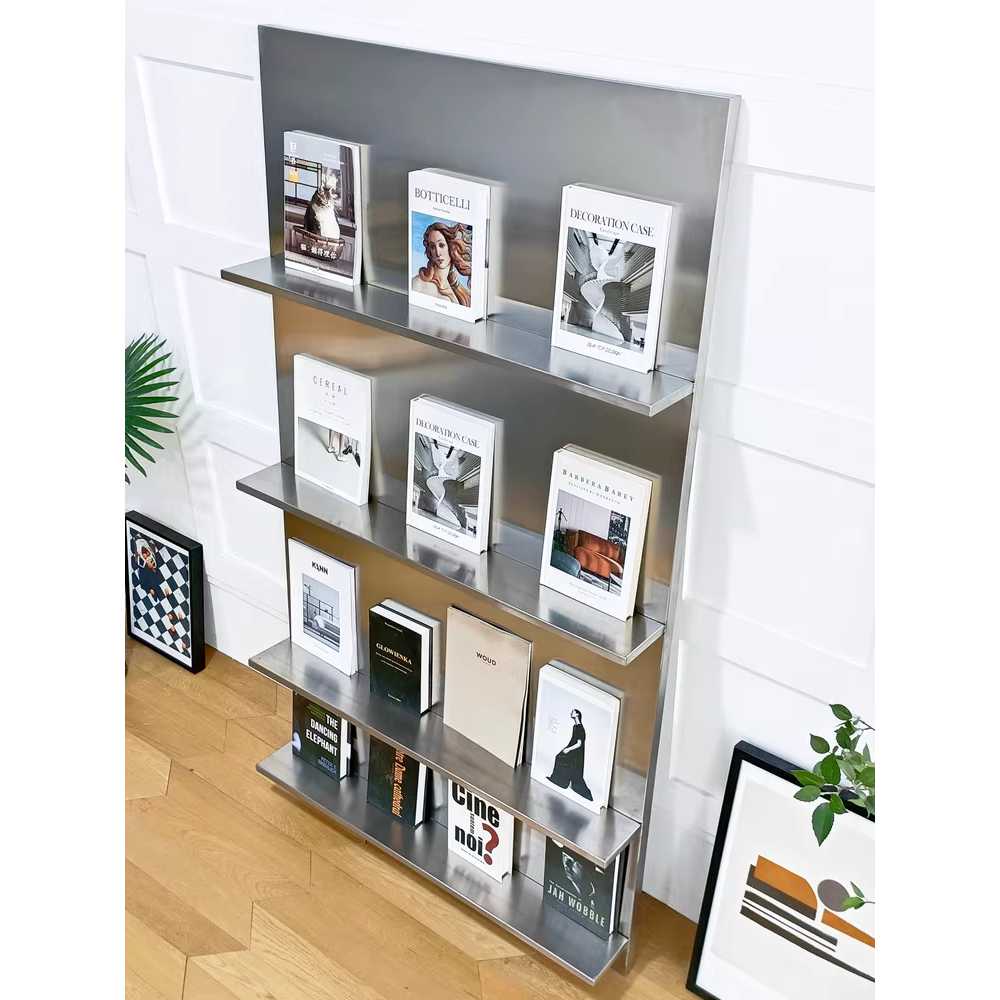 리플렛 거치대 홍보물 랙 매거진 용품 매대 디피 전시대 3단 100x180cm - 상세 이미지 3