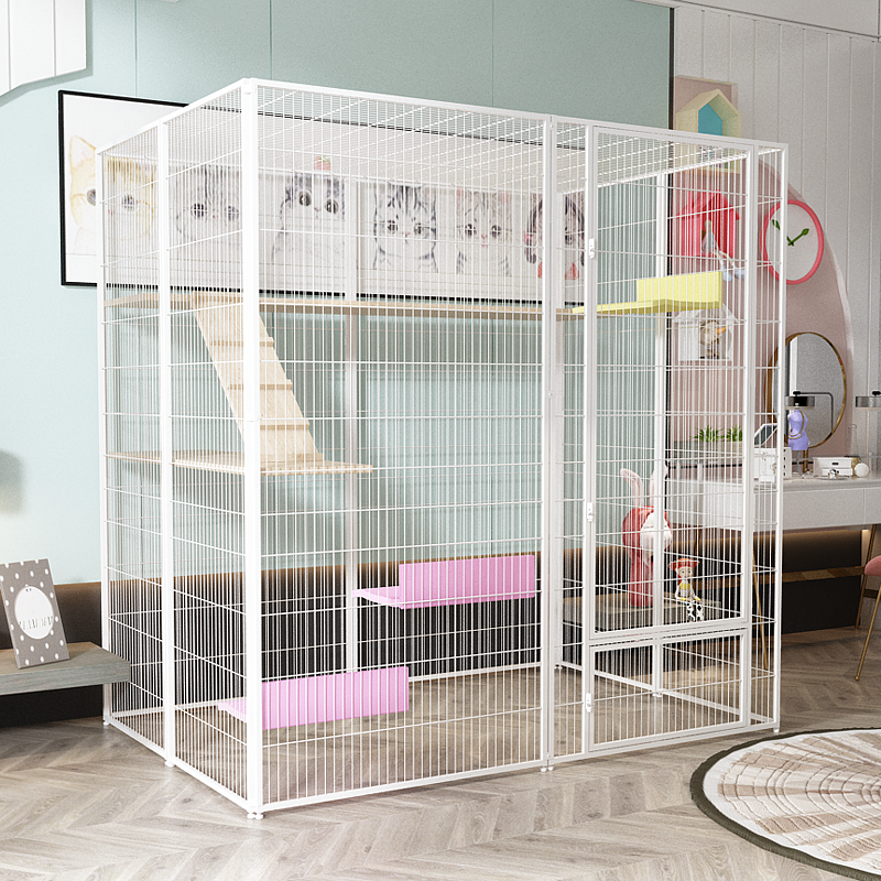 고양이 격리장 철장 철제 대형 케이지 반려묘 쉼터 - 상세 이미지 2