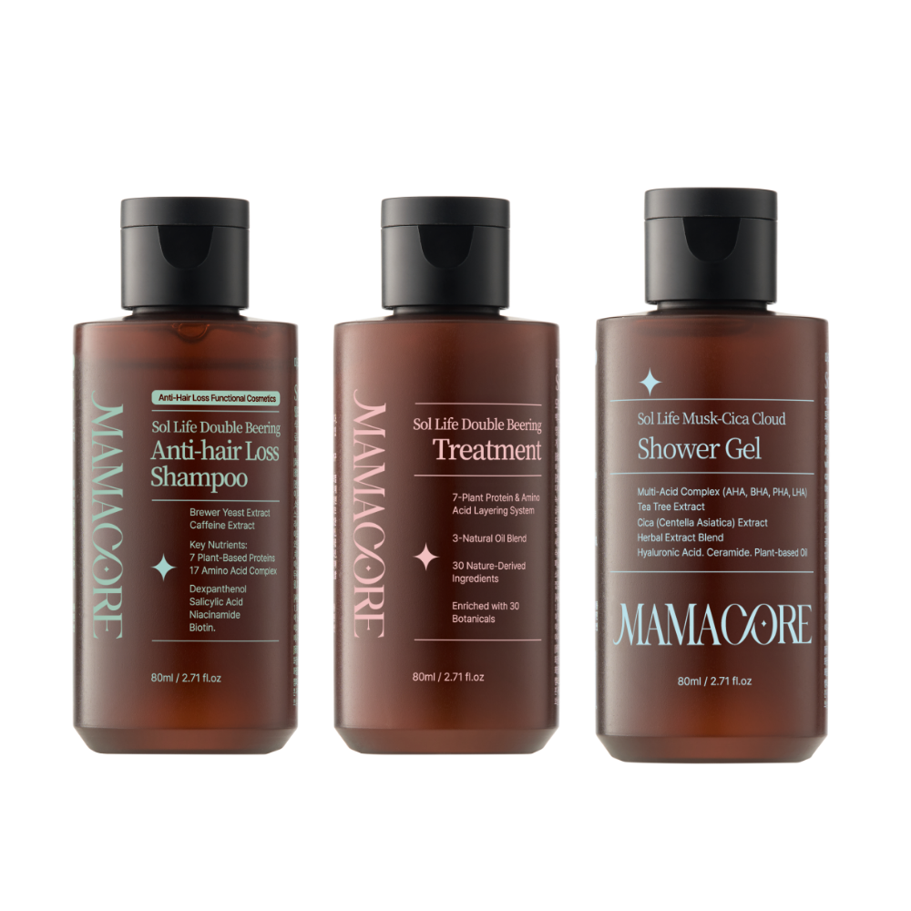 마마꼬레 쏠 라이프 맥주효모 카페인 모발 볼륨 약산성 대용량 탈모 샴푸 750ml, 3개 - 상세 이미지 2
