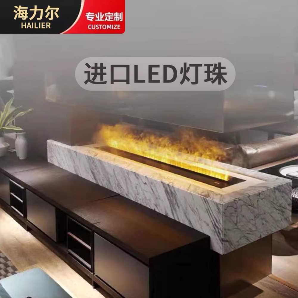 벽난로 장식 가습기 거실 인테리어용 펜션 분무 기계 700mm - 상세 이미지 5