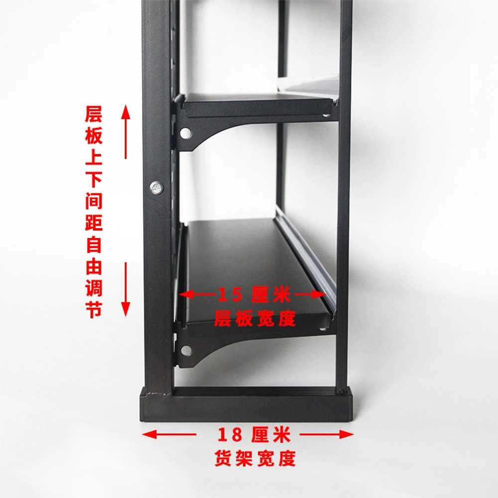 약국 진열대 편의점 과자 랙 간식 팬트리 철제 4단 60x18x80 - 상세 이미지 5