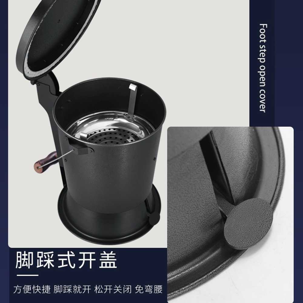 숯통 숯 버리는 원통 업소용 고깃집 그릴 보관통 불통 - 상세 이미지 4