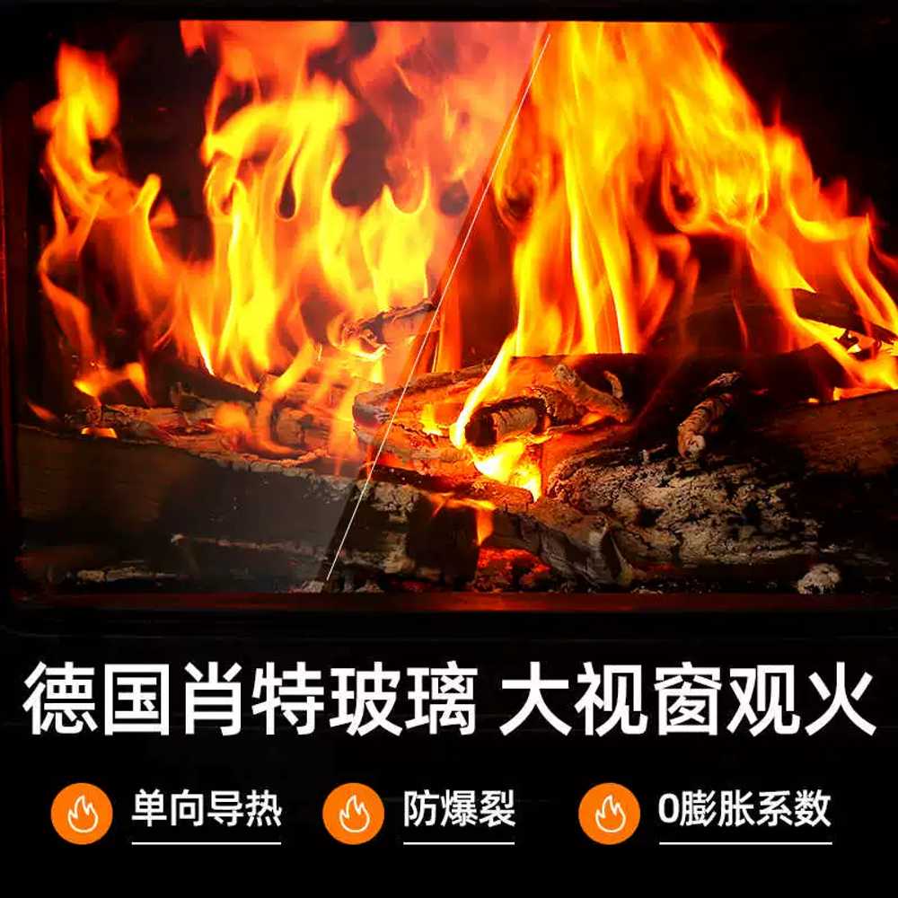 실내 화목난로 장작 펠릿 주물 야외겸용 난방 벽난로 - 상세 이미지 3
