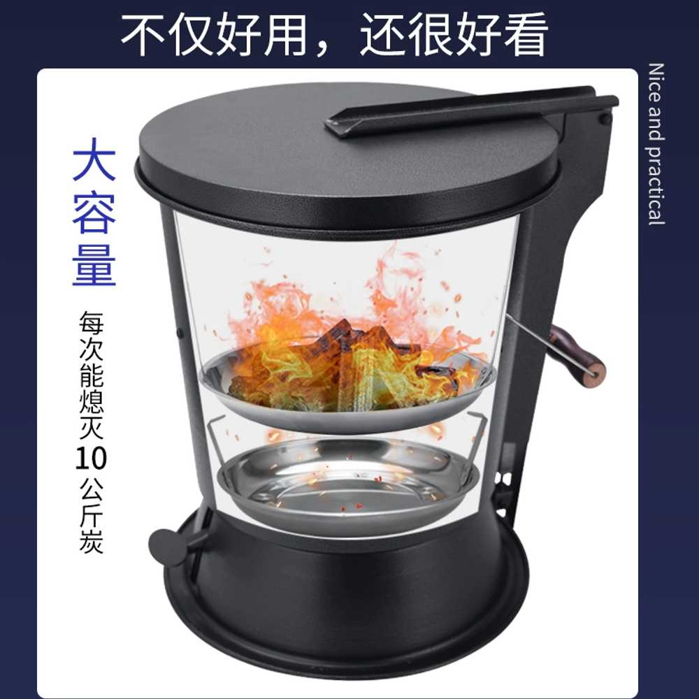 숯통 숯 버리는 원통 업소용 고깃집 그릴 보관통 불통 - 상세 이미지 3