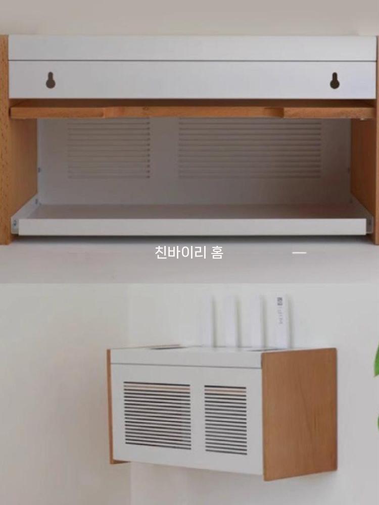 셋탑박스 정리함 멀티탭 공유기 모뎀 선정리 숨기기 - 상세 이미지 4