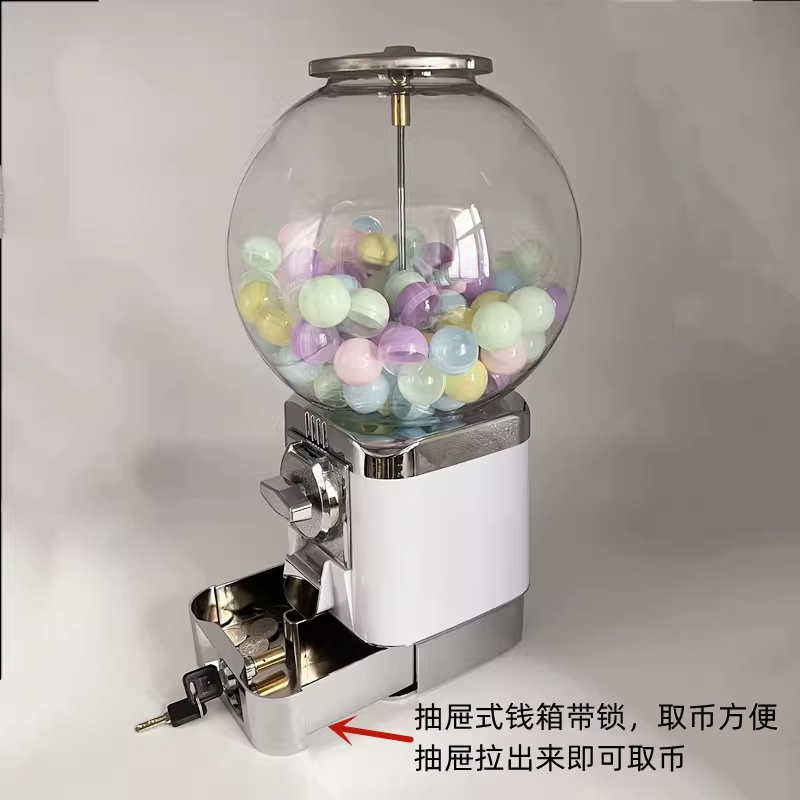 수동 캡슐 뽑기기계 이벤트 사탕 용품 랜덤 가챠 머신 32mm - 상세 이미지 5