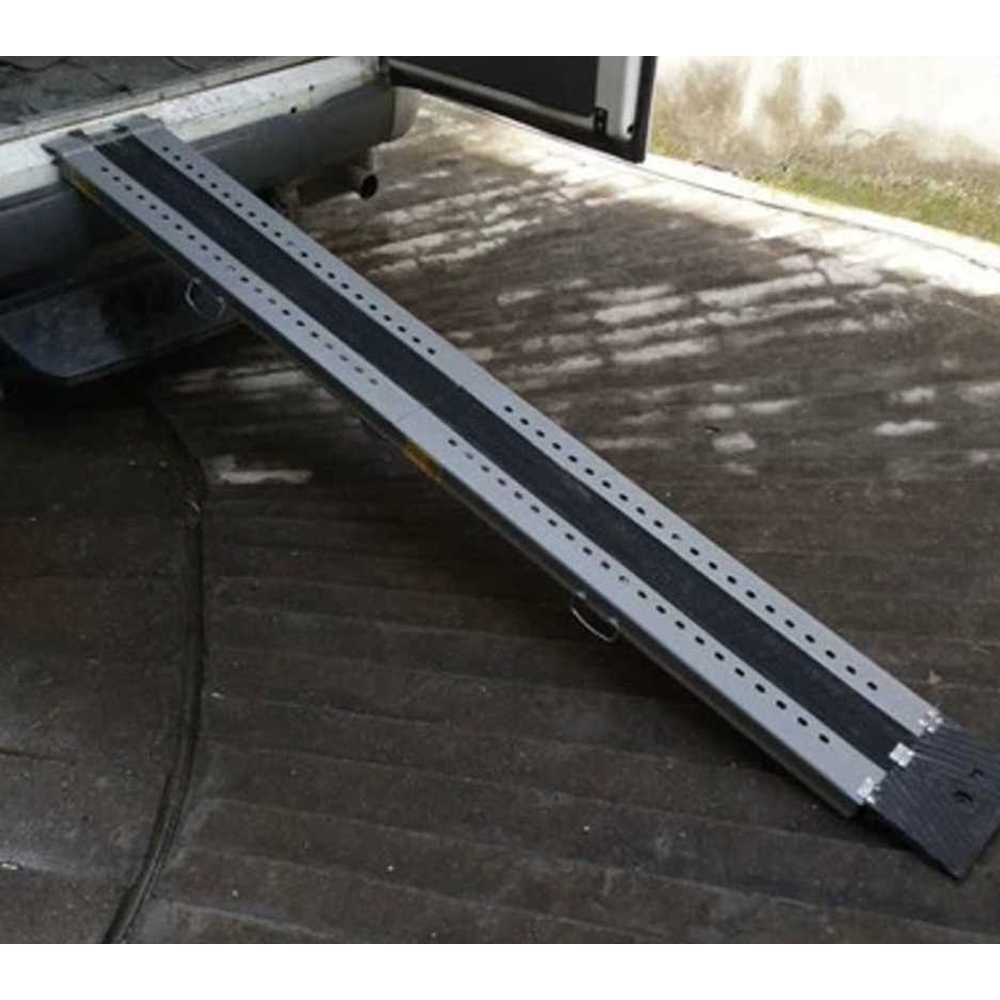 계단 경사판 상하차용 하역판 오토바이 휠체어 진입판 2mx25cm - 메인 이미지