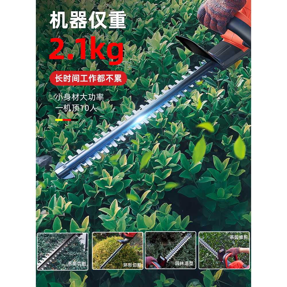 충전식 적심기 가지치기 원예 전기 트리머 일반 39800mA 더블 이미지 6