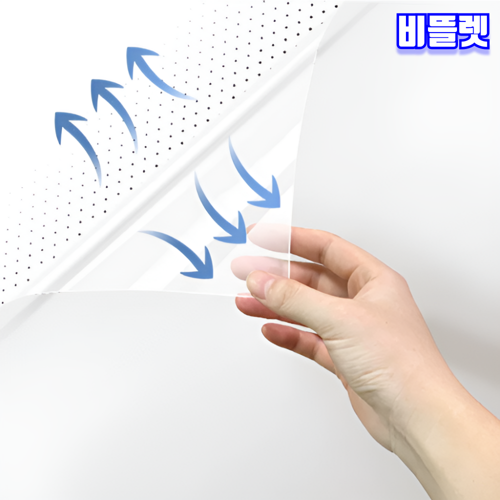 비뜰렛 주방 투명 시트지 가스렌지 싱크대 오염 방지 기름때 타일 무점착 필름 - 상세 이미지 4