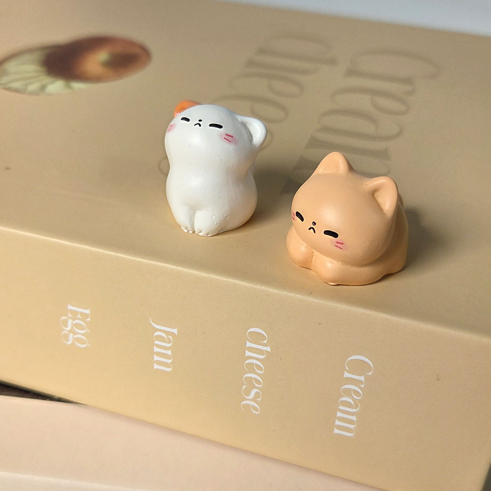 귀여운 캐릭터 고양이 피규어 차량용 대시보드 미니 장식 9P - 상세 이미지 5