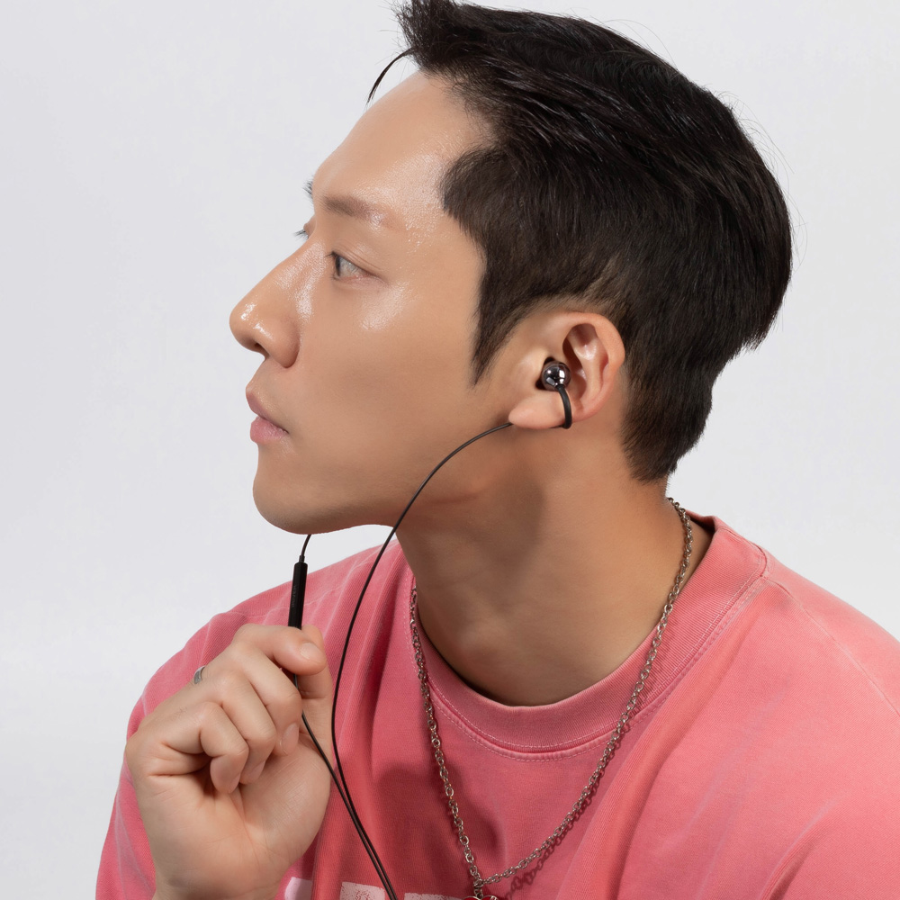 아이리버 C타입 귀찌형 오픈 유선이어폰 BVC-R01 블랙 이미지 8