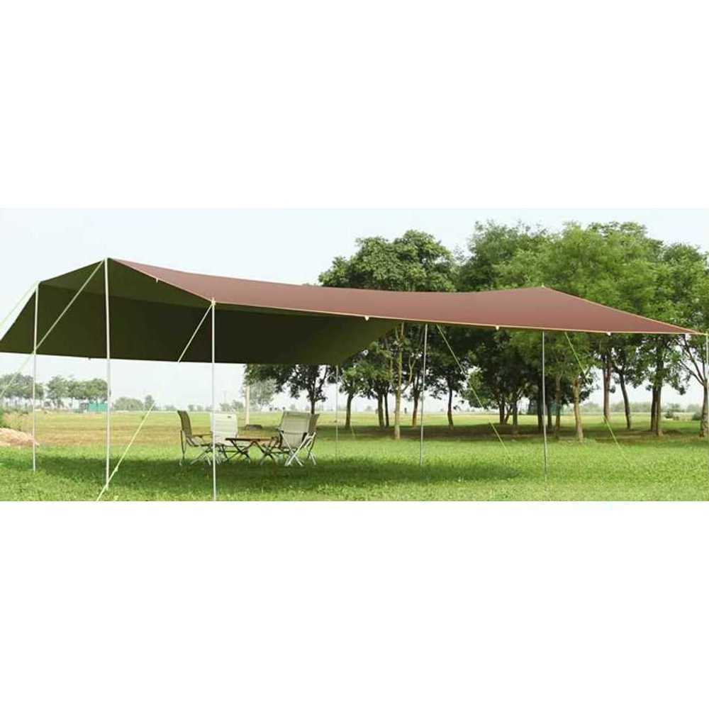 캠핑 코팅 타프 야외 특대형 선쉐이드 캐노피 천막 6x8m - 상품 이미지