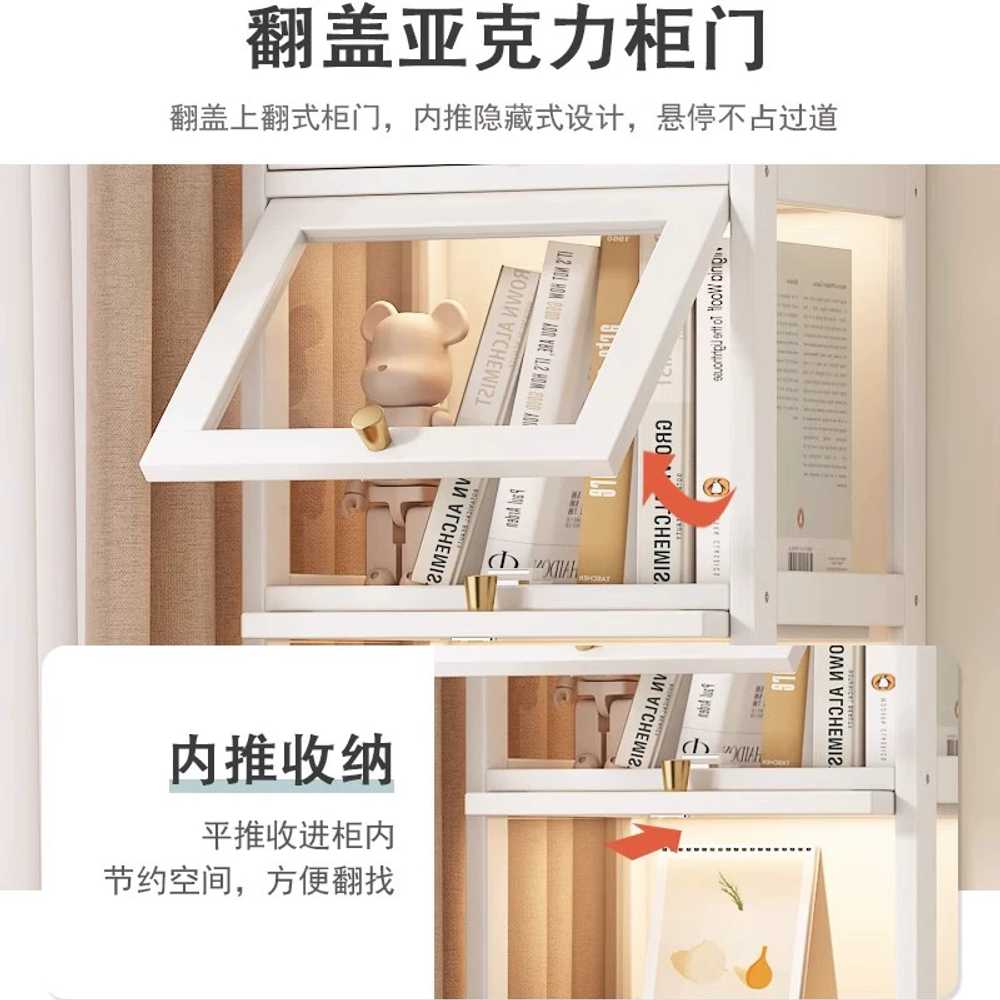 피규어장식장 아크릴 프라모델 건담 진열장 용품 2단 쇼케이스 80cm - 상세 이미지 4