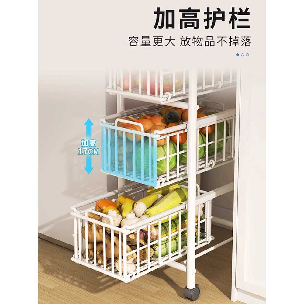 펜트리 틈새 수납장 베란다 세탁실 물품 보관 선반 폭25cm - 상세 이미지 4