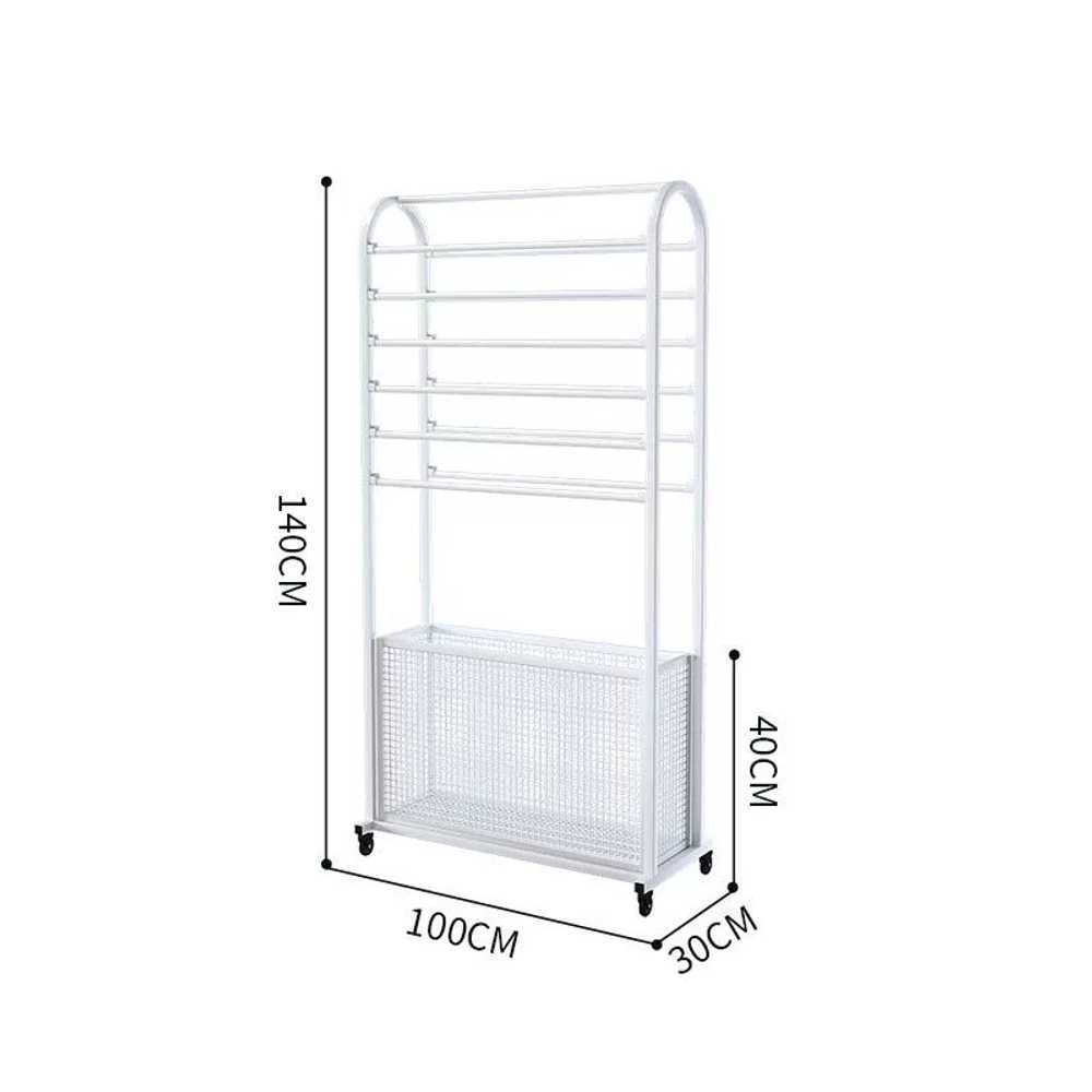 리본 정리대 행거 꽃집 공방 포장지 정리 수납 걸이대 70x30x140 이미지 6