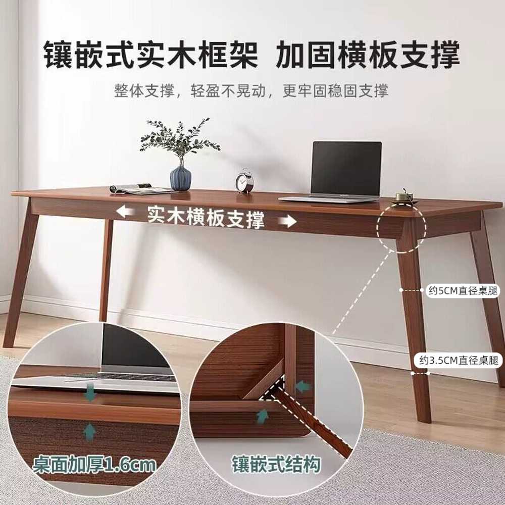 베란다테이블 사이드 원목 슬림 카페 용품 창가 틈새 탁자 120x40 - 상세 이미지 4