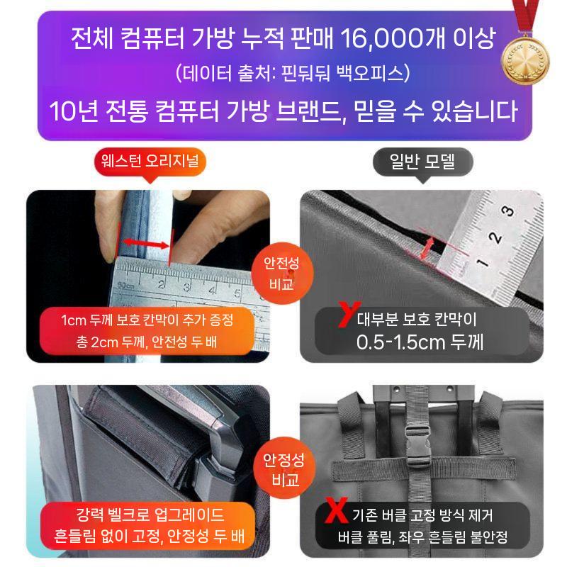 데스크탑 이동가방 수납 PC 운반 가방 컴퓨터 모니터 중 - 상세 이미지 5