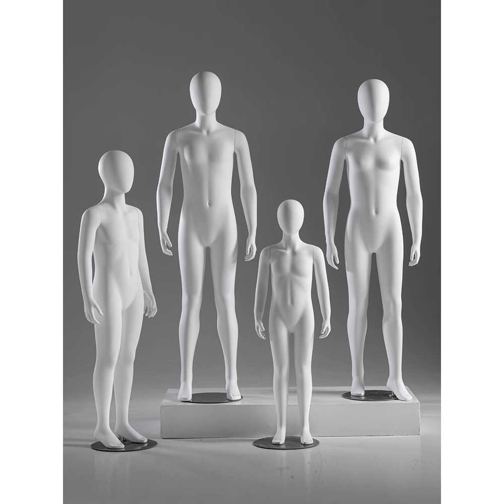 아동용 마네킹 학생 모델 의류 매장 쇼윈도 스탠드 소품 109cm - 상세 이미지 5