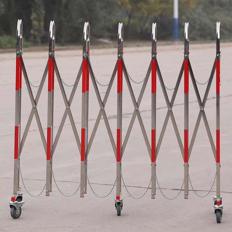 접이식 바리게이트 학교 공장 주차장 안전 울타리 펜스 1.1x 2.5m 이미지 6