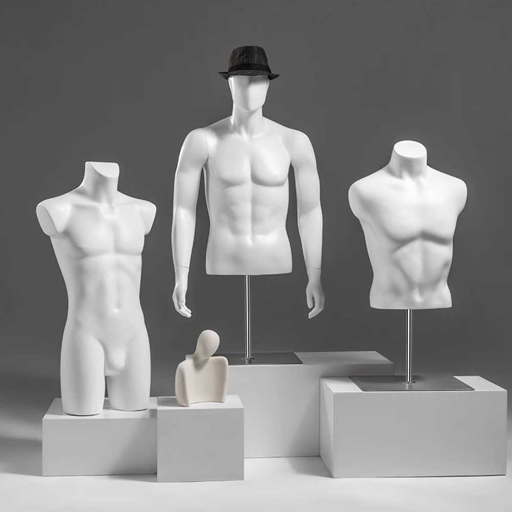 남자 상반신 마네킹 매장 의류 용품 스탠드 소품 디피 모델 A - 상세 이미지 5