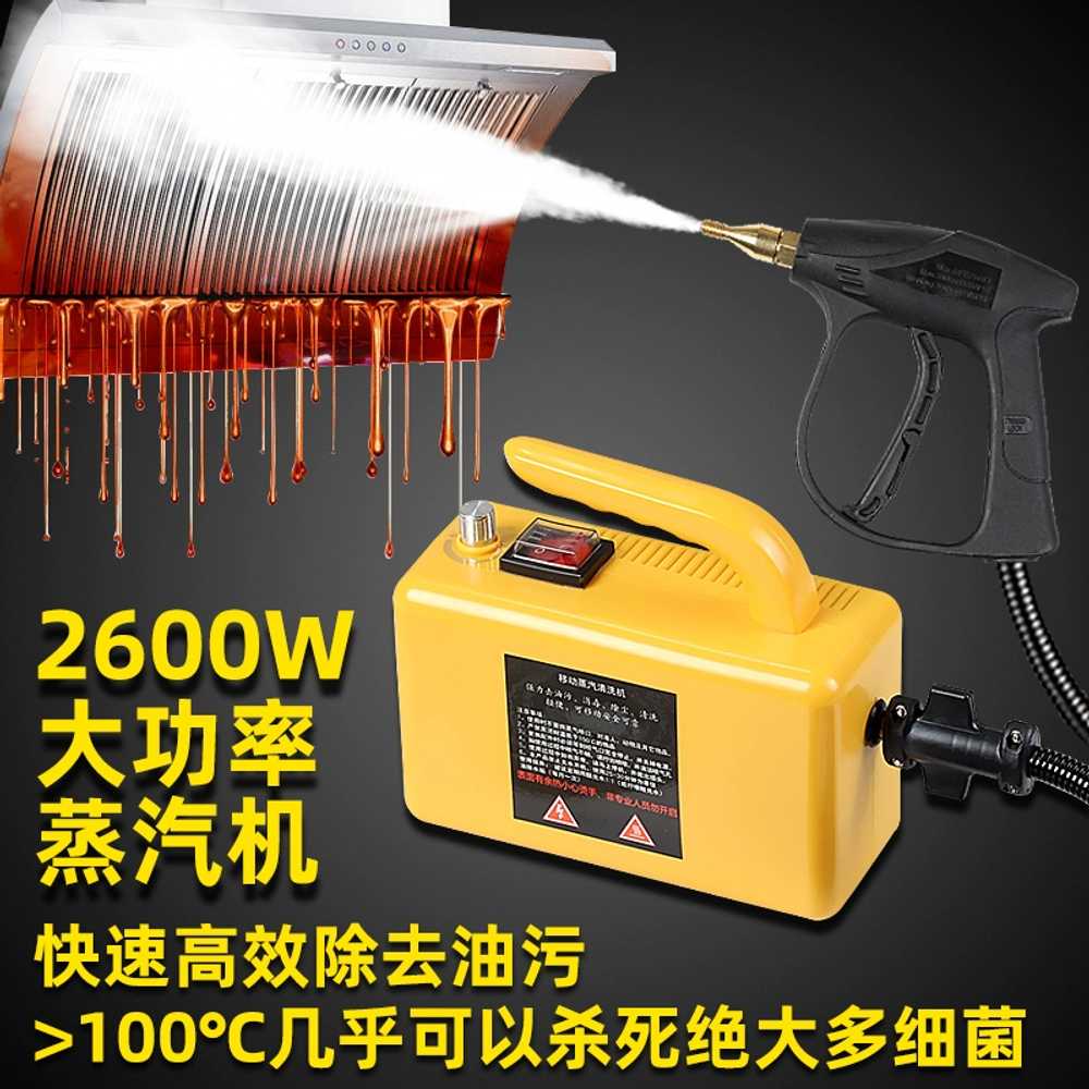 가정용 고압 스팀기 주방 고온 용품 소독 후드 세척기 스팀 2600W - 상세 이미지 2