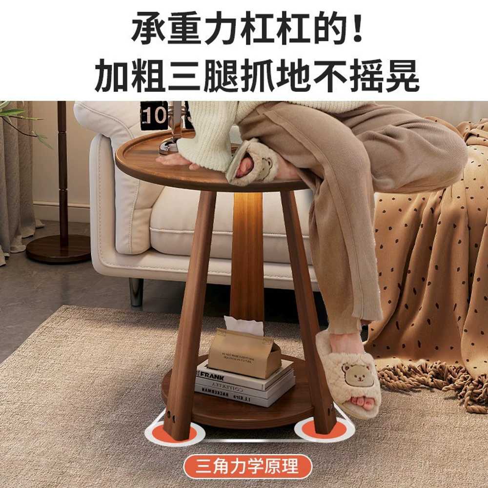 원목 티테이블 찻상 거실 소파 원형 사이드 탁자 - 상세 이미지 5
