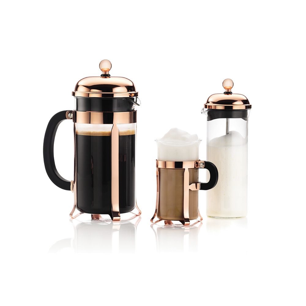 보덤 샹보르 우유거품기 150ml 코퍼 - 상품 이미지