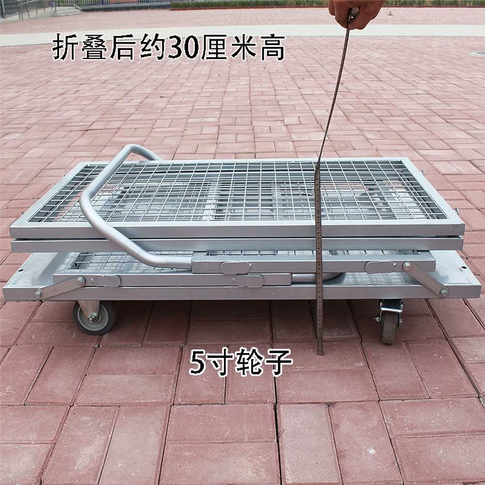 접이식 롤테이너 짐수레 농사용 스텐 운반카트 100x60x95 200KG 이미지 6