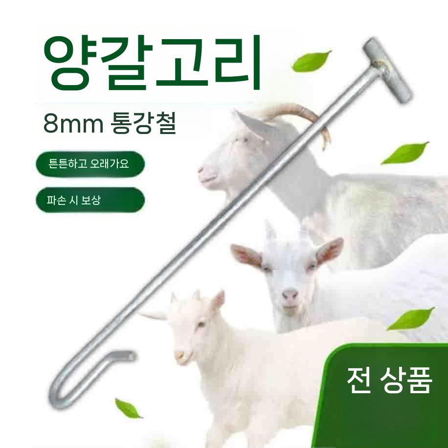 염소 갈고리 가축포획 양잡이 작업봉 돼지포획 농장 1m - 상세 이미지 4